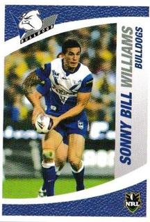 2008 Daily Telegraph NRL #23 Sonny Bill Williams Front